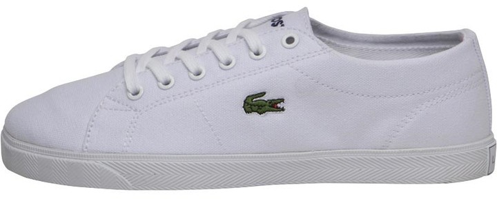canvas lacoste trainers womens