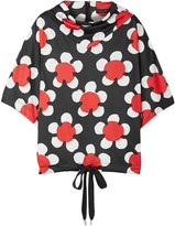 Thumbnail for your product : Marc Jacobs Oversized Draped Floral-print Jersey Top