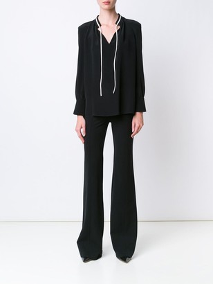 Derek Lam Sonia long-sleeve silk blouse