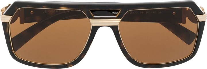 Versace Vintage Icon pilot sunglasses - ShopStyle