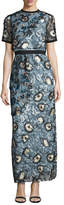 Thumbnail for your product : Self-Portrait Florentine Floral Embroidered Maxi Dress