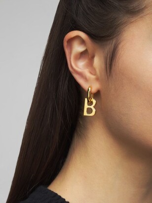 Balenciaga B Chain Xs Earrings - ShopStyle