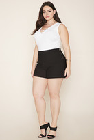 Thumbnail for your product : Forever 21 FOREVER 21+ Plus Size Pinstriped Shorts