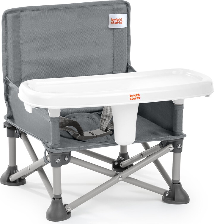 Bright Starts Pop ‘N Sit Portable Booster Seat - Grey