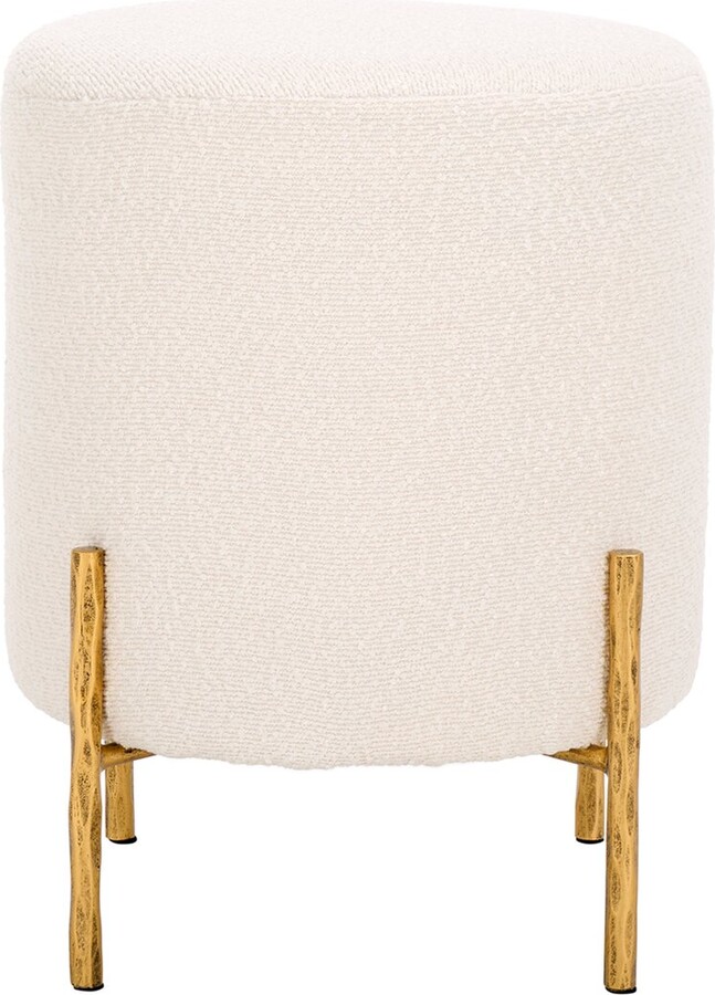 Safavieh Couture Jessa Round Boucle Ottoman