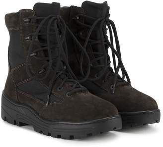 Yeezy lace up combat boots