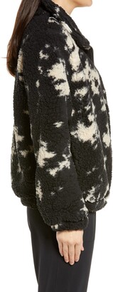 Zella faux fur print jacket Clearance