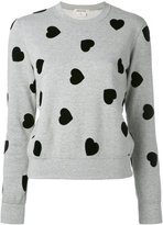 Comme Des Garçons - polka dot knitted top - women - coton - S