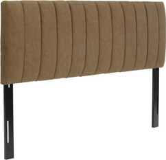 Latitude Run Ali Channel Upholstered Headboard