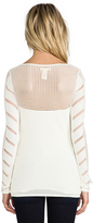 Thumbnail for your product : Catherine Malandrino Belle Pointelle Top