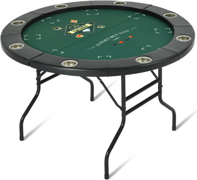 Kulamoon 48'' 8 - Player Foldable Poker Table