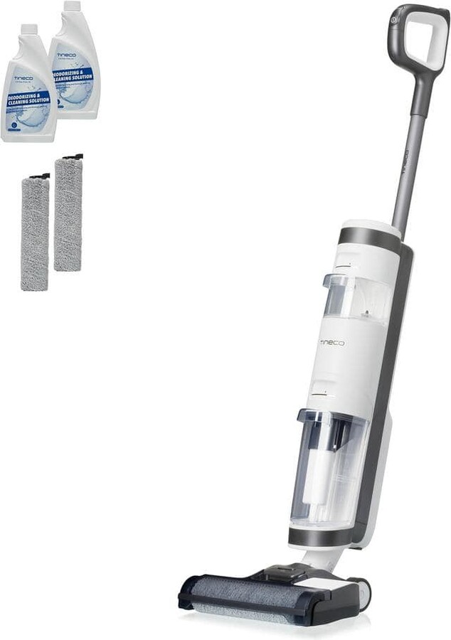 Tineco iFloor 3 Complete Cordless Wet/Dry Vacuum Cleaner and Hard Floor Washer with Accessory Pack, White and Gray