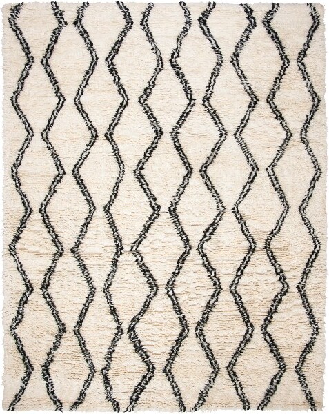 Safavieh KenyaKNY250HandWovenIndoorAreaRug-Black/Ivory-9'x12'
