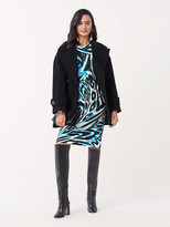 Thumbnail for your product : Diane von Furstenberg Inye Silk Cady Long-Sleeve Dress