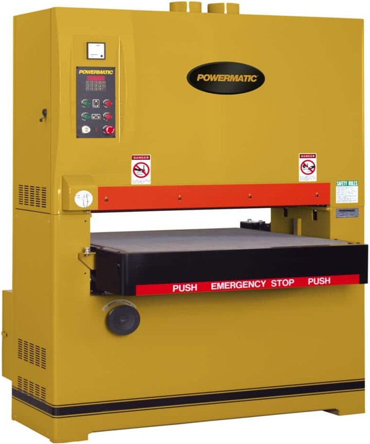 Powermatic WB-37 37 in. W Belt Sander, 20 HP 3 PH 230-Volt/460-Volt, Vari Speed, DRO