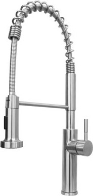 Valley Acrylic Ltd. Chef Commercial Grade Pull Down Single Handle Kitchen Faucet