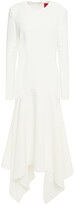 Thumbnail for your product : SOLACE London Asymmetric Crepe Midi Dress