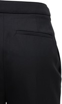 Thumbnail for your product : ATTICO High Waist Wool Blend Belted Pants