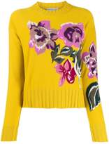 Thumbnail for your product : Ballantyne floral knit jumper