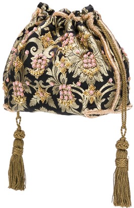 Etro Mini Floral Jacquard Bucket Bag