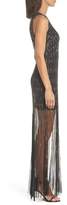 Thumbnail for your product : Adrianna Papell Beaded Sheer Skirt Gown