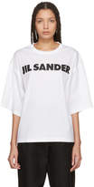 Jil Sander - T-shirt à logo blanc 