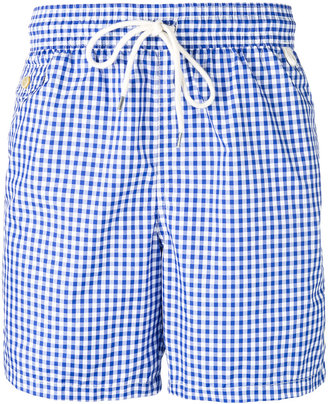 Polo Ralph Lauren gingham print swim shorts - men - Polyester - S