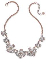 Thumbnail for your product : Charter Club Rose Gold-Tone Floral Crystal Necklace, Created for Macy's