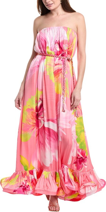 HEMANT AND NANDITA Braided Belt Maxi Dress