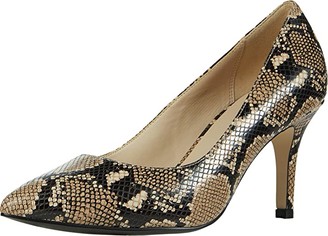 Cole Haan G.Os Juliana Pump 75 (Amphora Exotic Snake Print Leather) Women's Shoes