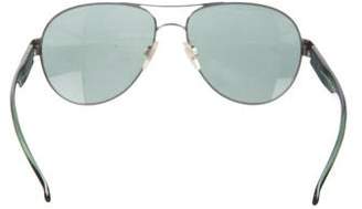 Burberry Aviator Tinted Sunglasses