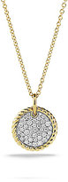 Thumbnail for your product : David Yurman Cable Collectibles Pavé Charm with Diamonds in Gold
