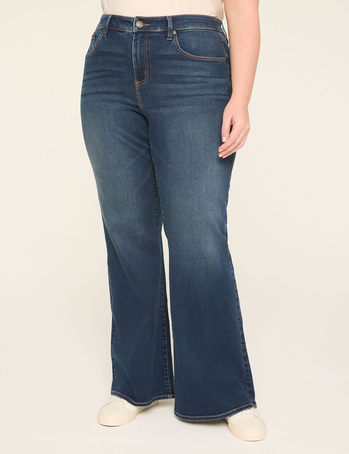 Lane Bryant 360 Flex Signature Fit DreamFeel Flare Jean
