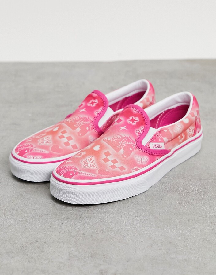 Vans Classic Slip-On Better Together sneakers in pink - ShopStyle