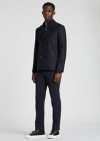 Thumbnail for your product : Paul Smith Men's Navy Wool-Cashmere Pea Coat