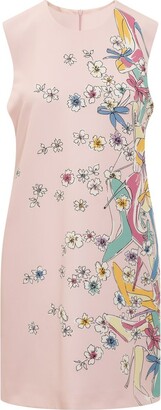 Boutique Moschino Floral Printed Mini Dress