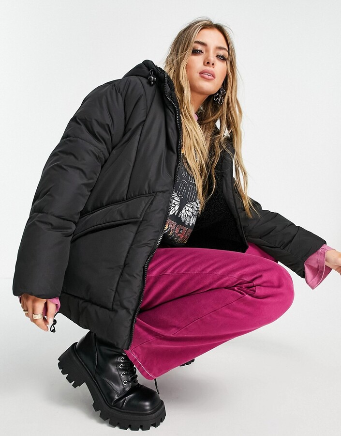 puffer jackets topshop