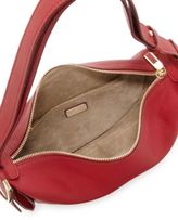 Thumbnail for your product : Ferragamo Gancio Bracelet Small Leather Hobo Bag