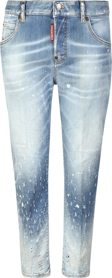 Jean Made with Love Spots skinny Jean DSquared² en coloris Bleu Femme Vêtements Jeans Jeans skinny 