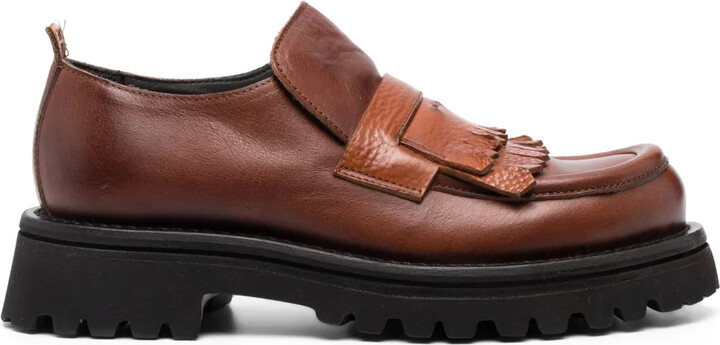 Moma Mocassino leather loafers
