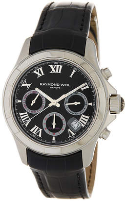 Raymond Weil Men's Chronograph Embossed Leather Watch