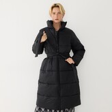 Thumbnail for your product : J.Crew Tie-waist long puffer coat