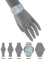 Thumbnail for your product : Marc by Marc Jacobs Slim Chrono Stainless Steel Chronograph Bracelet Watch/Blue