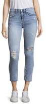 Thumbnail for your product : Rag & Bone Slight Distressed Light-Wash Ankle Skinny Jeans