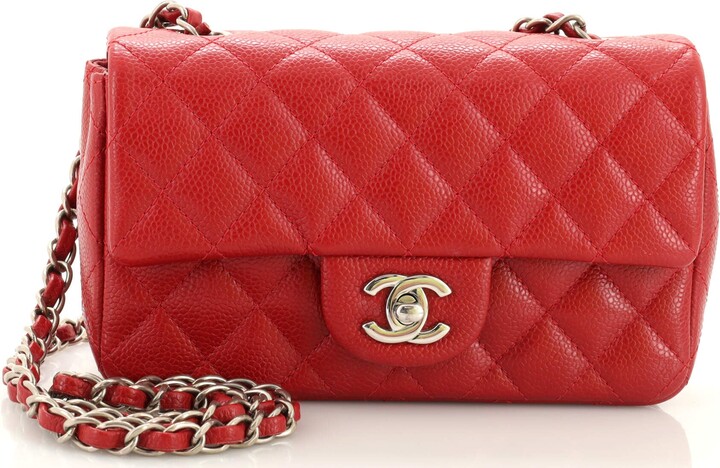 Chanel Classic Single Flap Bag Printed Lambskin Mini - ShopStyle