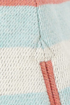 Thumbnail for your product : See by Chloe Striped woven felt shorts