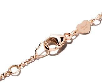Chopard 18kt rose gold Happy Hearts mother of pearl and diamond bracelet