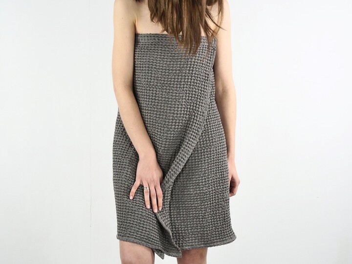 Etsy Waffle Wrap Towel. Linen Spa Wrap. Bath Natural Sauna Organic Waffle