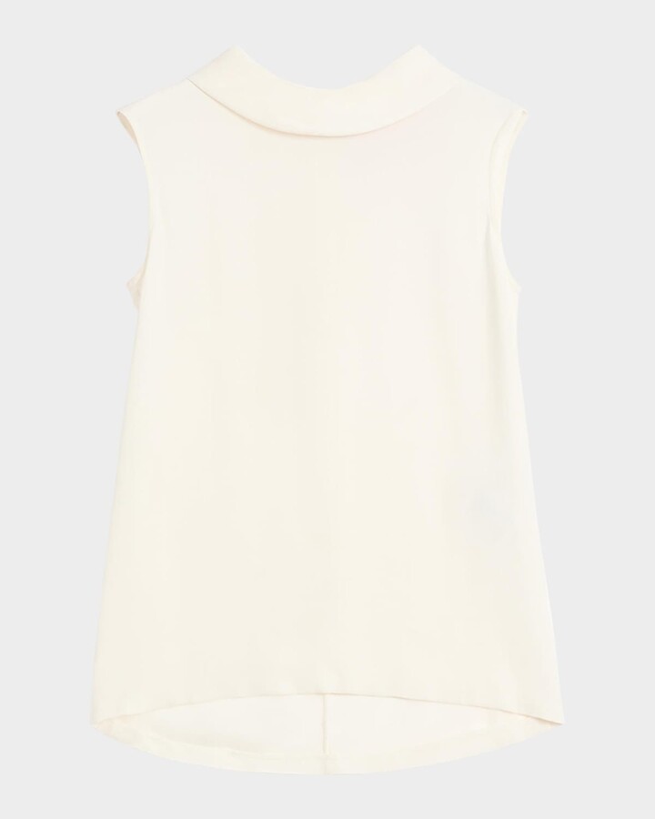Valentino Garavani Rounded Funnel Neck Top