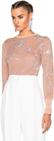 Thumbnail for your product : Lanvin Print Metallic Knit Top